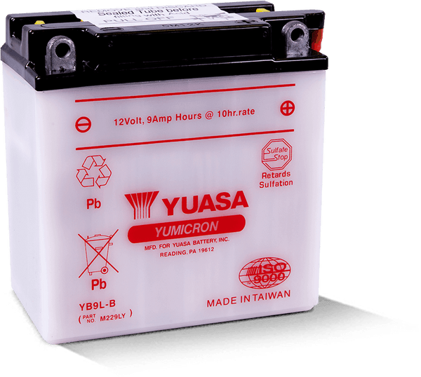 Yuasa YB9L-B Yumicron 12-Volt Battery - YUAM229LY