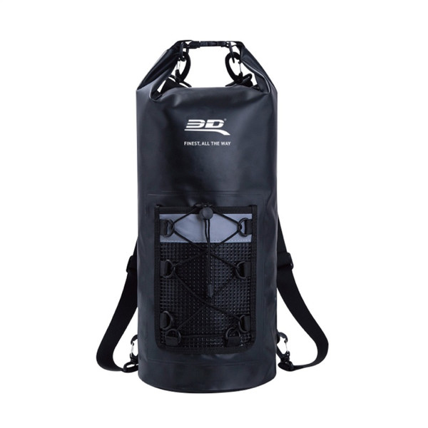 3D MAXpider Roll-Top Dry Bag Backpack - Black - 6117-09