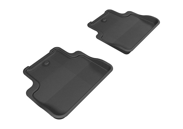 3D MAXpider 2009-2014 Acura TL FWD Kagu 2nd Row Floormats - Black - L1AC00321509