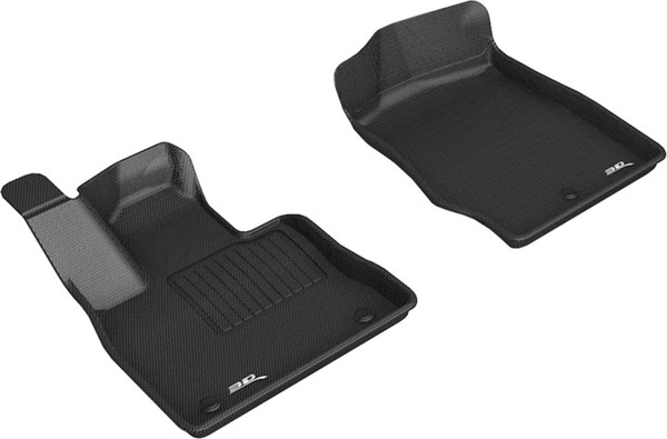 3D MAXpider 20-22 Ford Explorer Kagu 1st Row Floormat - Black - L1FR13011509