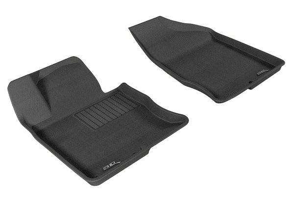 3D MAXpider 2012-2017 Hyundai Azera Kagu 1st Row Floormat - Black - L1HY02611509