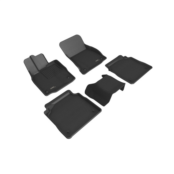 3D Maxpider 18-20 Lexus Ls Series Kagu Floor Mat- Black R1 R2 - L1LX06401509