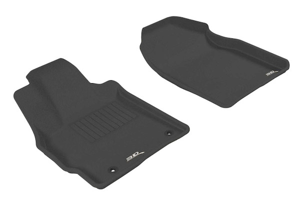 3D MAXpider 2007-2012 Mazda CX-7 Kagu 1st Row Floormat - Black - L1MZ01611509