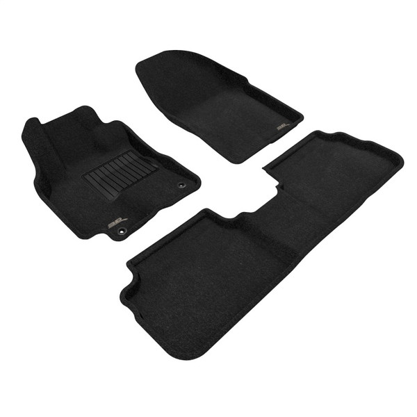 3D MAXpider 09-13 Toyota Corolla Elegant Floor Mat - Black - L1TY05904709