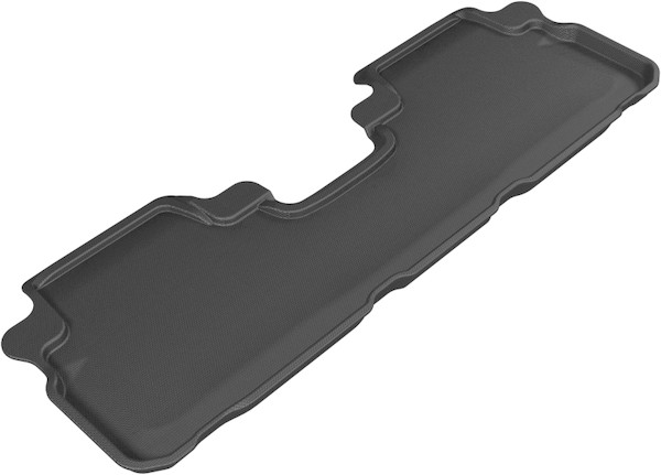 3D MAXpider 2008-2013 Toyota Highlander Kagu 2nd Row Floormats - Black - L1TY15021509