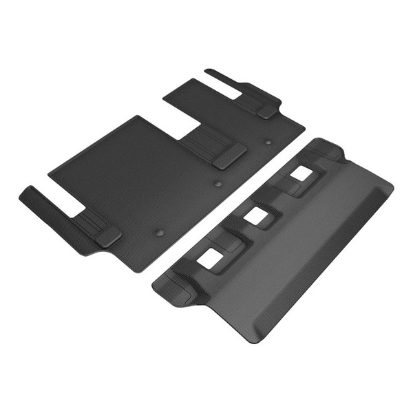 3D MAXpider 21-24 Toyota Sienna 8-Seat Kagu 3rd Row Floormats - Black - L1TY27231509
