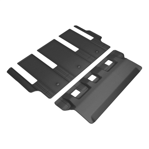3D MAXpider 21-24 Toyota Sienna 7-Seat Kagu 3rd Row Floormats - Black - L1TY27631509