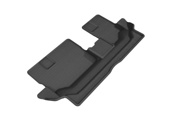 3D Maxpider 18-22 Volkswagen Tiguan Kagu Third Row Floormat - Black - L1VW08731509