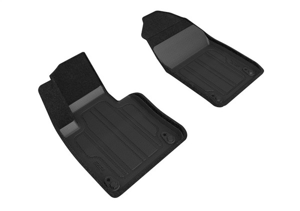 3D MAXpider 18-21 Volvo XC60 Elegant Hybrid 1st Row Floormat - Black - SLVV02514709
