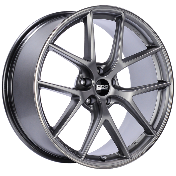 BBS CI-R 20x9 5x112 ET25 Platinum Silver Polished Rim Protector Wheel -82mm PFS/Clip Required - CI0201PSPO