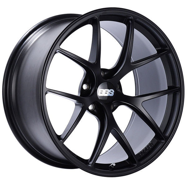 BBS FI 20x9.5 5x120 ET26 CB72.5 Black Satin Wheel -82mm PFS/Clip Req - FI029BS