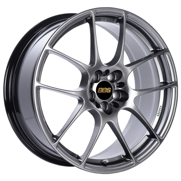 BBS RF 18x8 5x114.3 ET43 Diamond Black Wheel -82mm PFS/Clip Required - RF514DBK