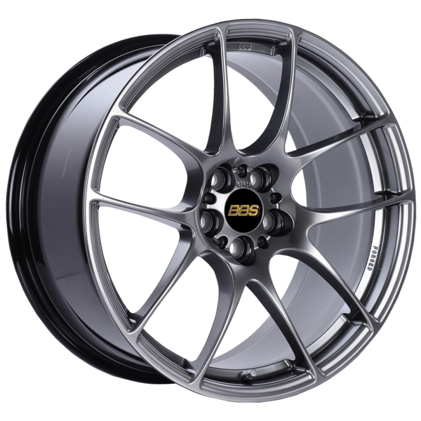 BBS RF 18x9 5x100 ET45 Diamond Black Wheel -70mm PFS/Clip Required - RF520DBK