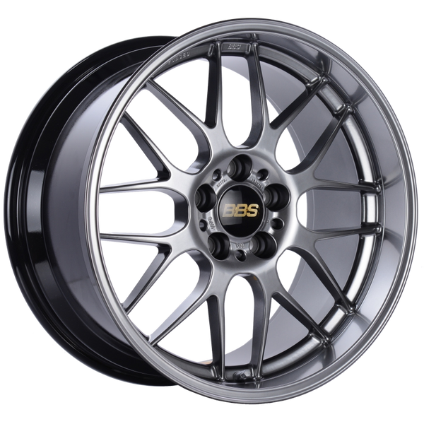BBS RG-R 19x8.5 5x114.3 ET18 Diamond Black Wheel -82mm PFS/Clip Required - RG770HDBK