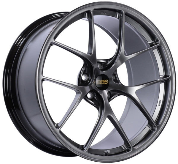 BBS RI-D 20x10 5x112 ET19 Diamond Black Wheel -82mm PFS/Clip Required - RI051DBK