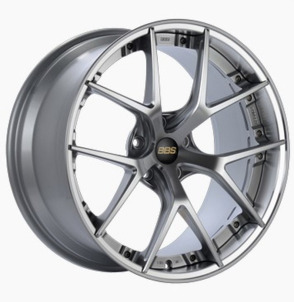 BBS RI-S 20x10 5x120 ET34 Diamond Silver Center / Diamond Cut Lip Wheel -82mm PFS/Clip Required - RIS002DSPK