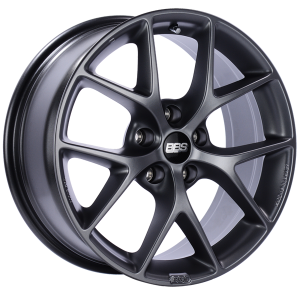 BBS SR 17x7.5 5x114.3 ET42 Satin Grey Wheel -82mm PFS/Clip Required - SR008SG