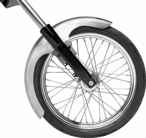 Bikers Choice Outlaw Raw Front Fender Wide Glide 21 Inch Wheel Undrilled Custom - 489663