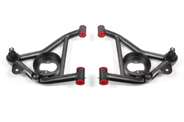 BMR 82-92 Chevy Camaro / 82-92 Firebird Non-Adj. Lower A-Arms (Polyurethane) - Black Hammertone - AA008H