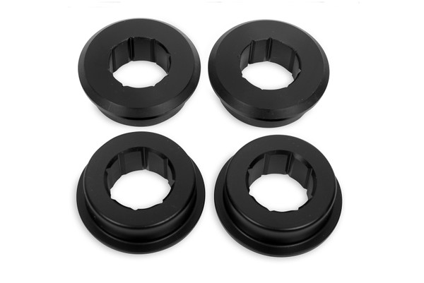 BMR 08-18 Dodge Challenger Rear Lower Delrin Control Arm Bushing Kit - Black - CBK112