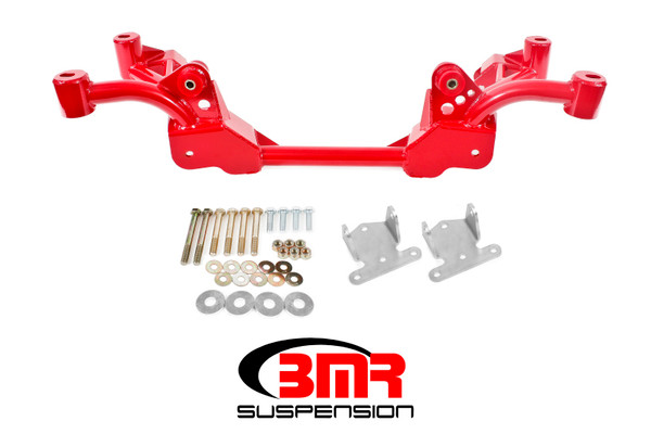 BMR 82-82 3rd Gen F-Body K-Member w/ SBC/BBC Motor Mounts and STD. Rack Mounts - Red - KM007R