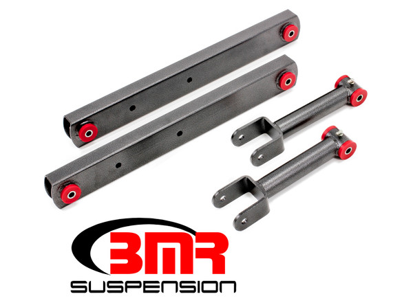 BMR 68-72 A-Body Non-Adj. Rear Suspension Kit - Black Hammertone - RSK012H