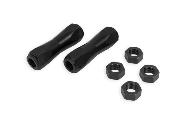 BMR 64-70 A-Body / 78-87 G-Body Tie Rod Sleeves 5/8in Thread - Black Anodized - TRS002