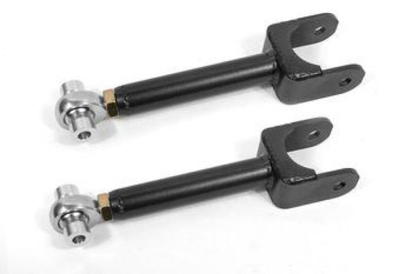BMR 78-87 G-Body Upper Control Arms DOM Single Adj Rod Ends - Black Hammertone - UCA461H