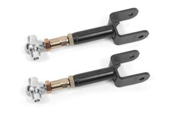 BMR 78-87 G-Body Upper Control Arms DOM On-car Adj Rod Ends - Black Hammertone - UCA463H