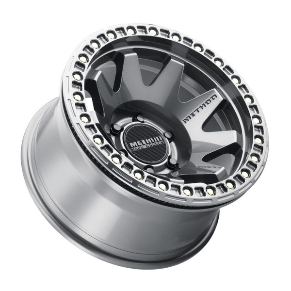 Method MR108 17x9 -44mm Offset 6x5.5 106.25mm CB Gloss Titanium w/BH-H24125-38 Wheel - MR10879060844B