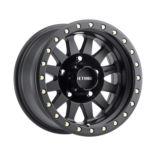 Method MR304 Double Standard 15x8 -24mm Offset 5x4.5 83mm CB Matte Black Wheel - MR30458012524N