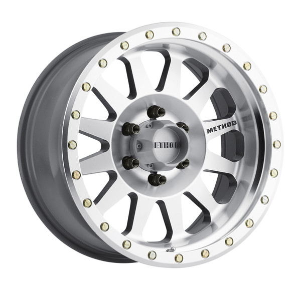 Method MR304 Double Standard 16x8 0mm Offset 6x5.5 108mm CB Machined/Clear Coat Wheel - MR30468060300