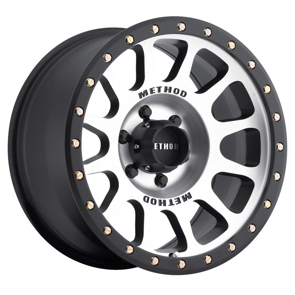 Method MR305 NV 18x9 -12mm Offset 6x5.5 108mm CB Machined/Black Street Loc Wheel - MR30589060312N