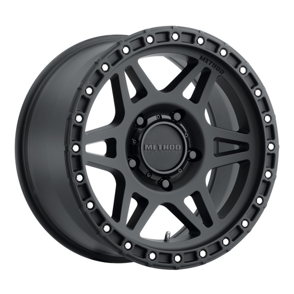 Method MR312 17x8.5 0mm Offset 5x5 71.5mm CB Matte Black Wheel - MR31278550500