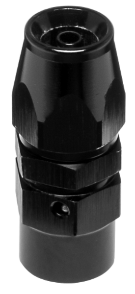 Vibrant -3AN Straight High Flow Hose End Fitting for PTFE Lined Flex Hose - Aluminum - 28003