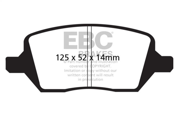 EBC 04-05 Buick Terraza 3.5 FWD Ultimax2 Rear Brake Pads - UD1093