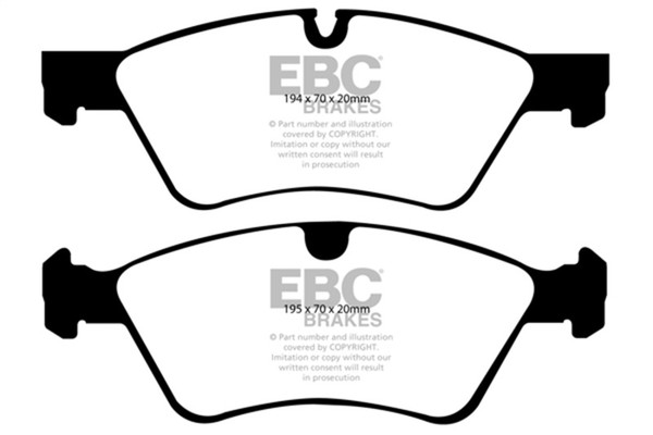 EBC 06 Mercedes-Benz E500 5.0 4-Matic Ultimax2 Front Brake Pads - UD1123
