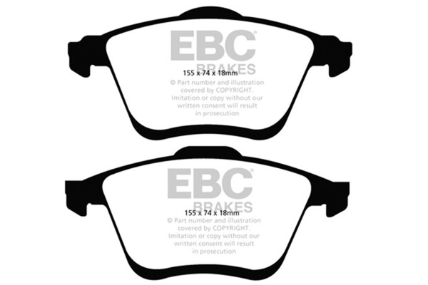 EBC 06-09 Mazda 6 2.3 Turbo (Mazdaspeed) Ultimax2 Front Brake Pads - UD1186