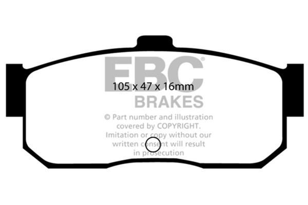 EBC 91-97 Infiniti G20 2.0 Ultimax2 Rear Brake Pads - UD540