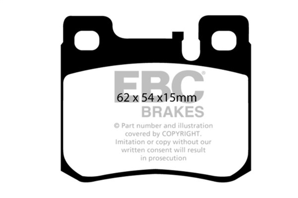 EBC 94-95 Mercedes-Benz C220 (W202) 2.2 (ASC) Ultimax2 Rear Brake Pads - UD620
