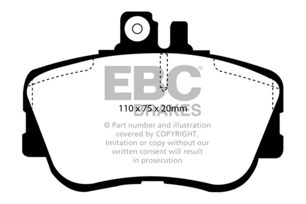 EBC 94-95 Mercedes-Benz C220 (W202) 2.2 Ultimax2 Front Brake Pads - UD645
