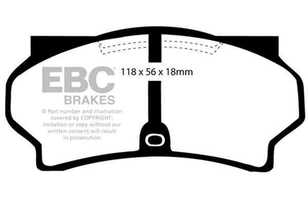 EBC 11-16 BMW Z4 E89 Ultimax Front Brake Pads - UD9181