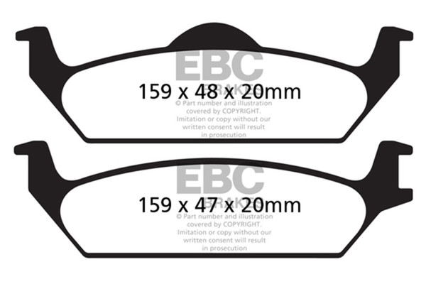EBC 03-04 Dodge Dakota 2WD 3.9 Ultimax2 Rear Brake Pads - UD963