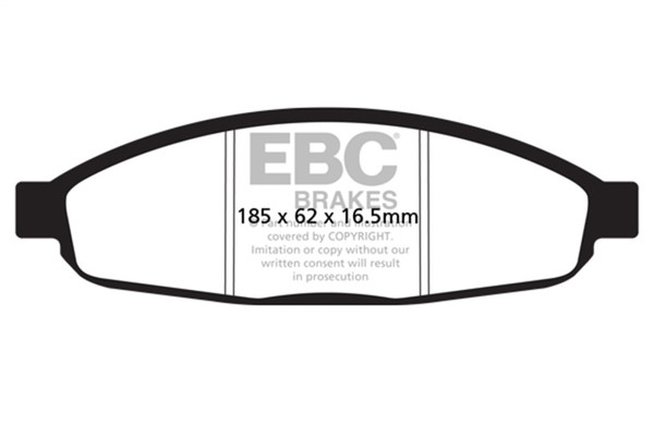 EBC 05-07 Chrysler Pacifica 3.5 Ultimax2 Front Brake Pads - UD997