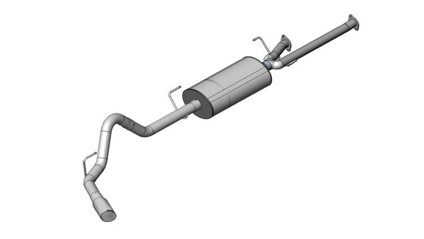 Corsa 2011-2021 -14 Toyota Tundra Double Cab/Crew Max 5.7L V8 Polished Sport Cat-Back Exhaust - 24916