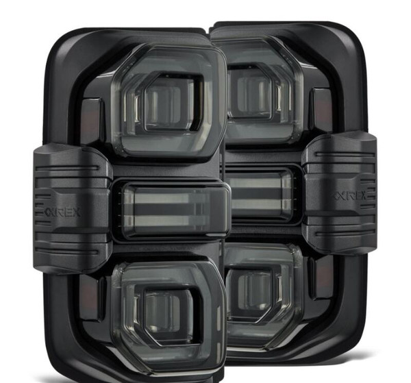 AlphaRex 21-24 Ford Bronco NOVA LED Tail Lights - Alpha-Black - 659020