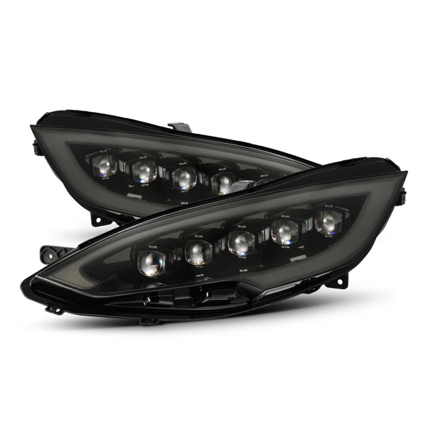 AlphaRex 12-21 Tesla Model S NOVA LED Proj Headlights Alpha-Black w/Actv Light & Seq.Sig / SB DRL - 880878