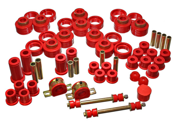 Energy Suspension 95-97 Chevy Tahoe / GMC Denali 4WD Red Hyper-flex Master Bushing Set - 3.18125R