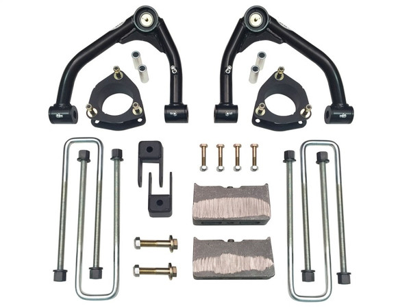 Tuff Country 07-18 Chevy Silverado 1500 2wd 4in Lift Kit (w/1 Pc OE Cast Stl Up Arms No Shocks) - 14057
