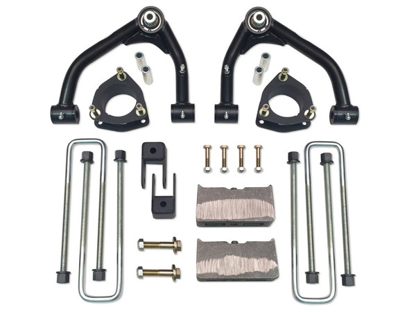 Tuff Country 07-18 Silverado 15 2wd 4in Uni-Ball Lift Kt (Alum/Stmp 2 Pc Stl Up Cntrl Arm No Shocks) - 14167